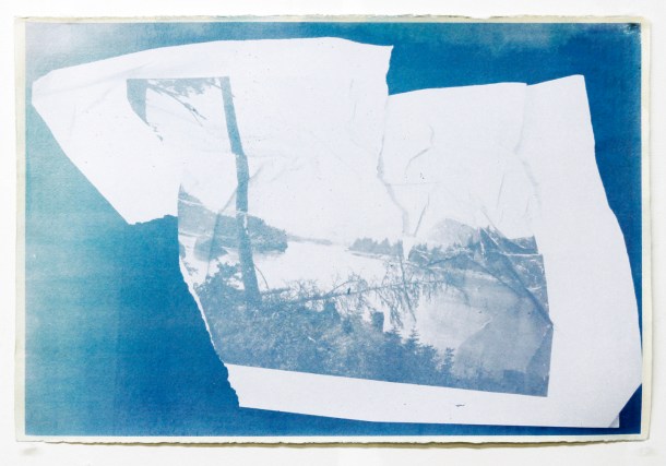 Christopher Carroll, Watkins Project (untitled #5), serigraph and acrylic on paper, 15.5” x 22.5”, 2013