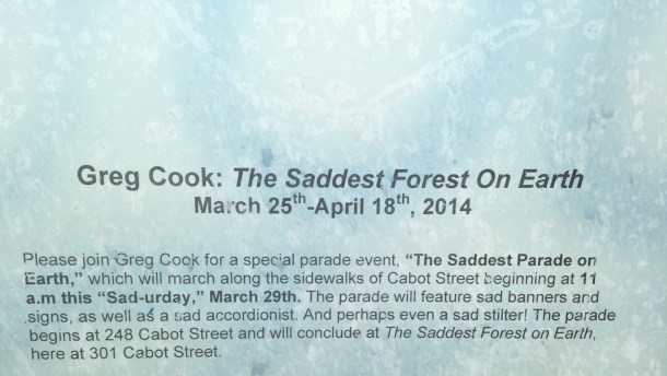 Greg Cook, The Saddest Forest On Earth 