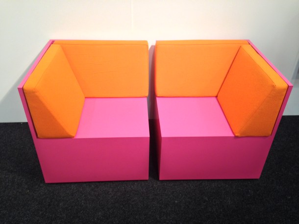 Matthew Higgs and Wayne Ngan, furniture by ROLU Studio, The Apartment, NADA NY