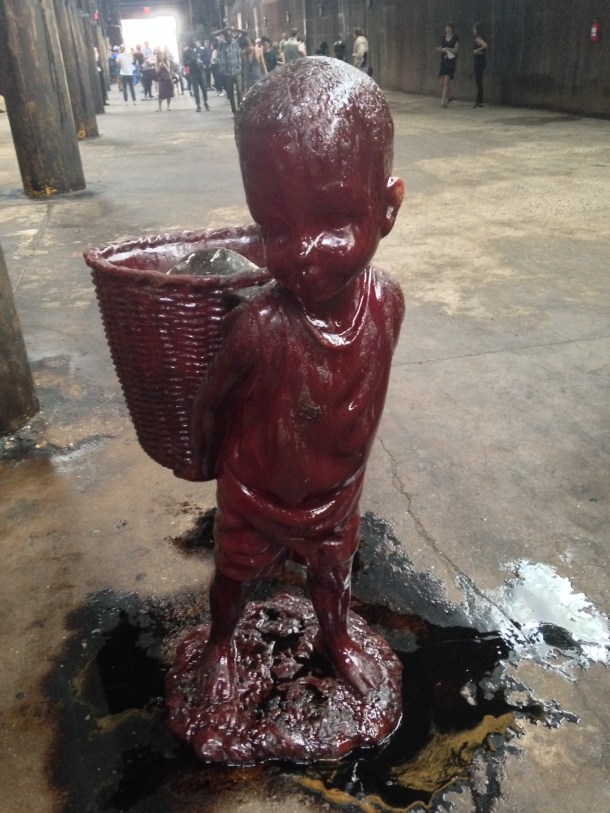 Kara Walker, "A Subtlety", Domino Sugar Factory, Brooklyn, NY, 2014.