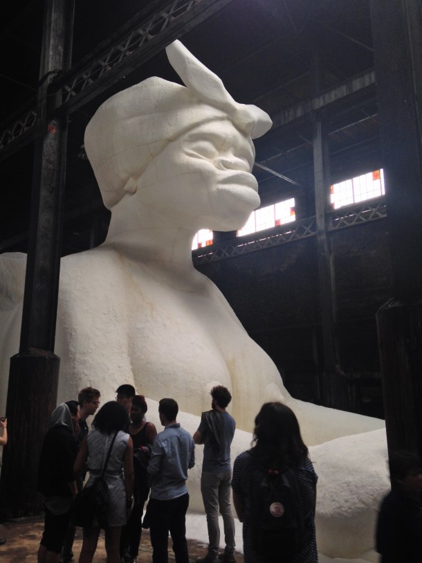 Kara Walker, "A Subtlety", Domino Sugar Factory, Brooklyn, NY, 2014.
