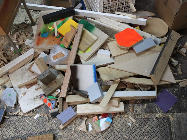 Damien Hoar de Galvan, studio view