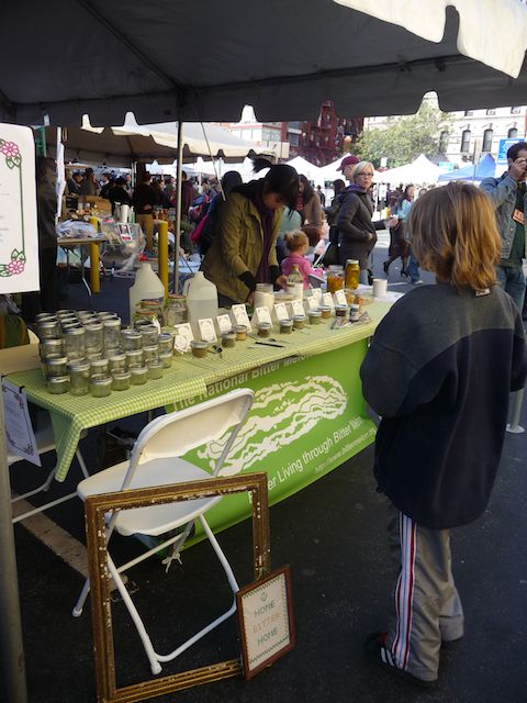 Put Your Bitterness By, performance and public intervention, 2011. Part of International Pickling Day Festival, Lower East Side, New York, NY.
