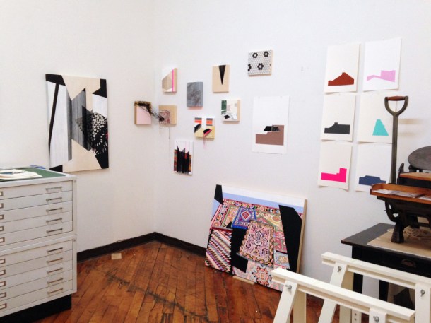 Sara Jones studio view